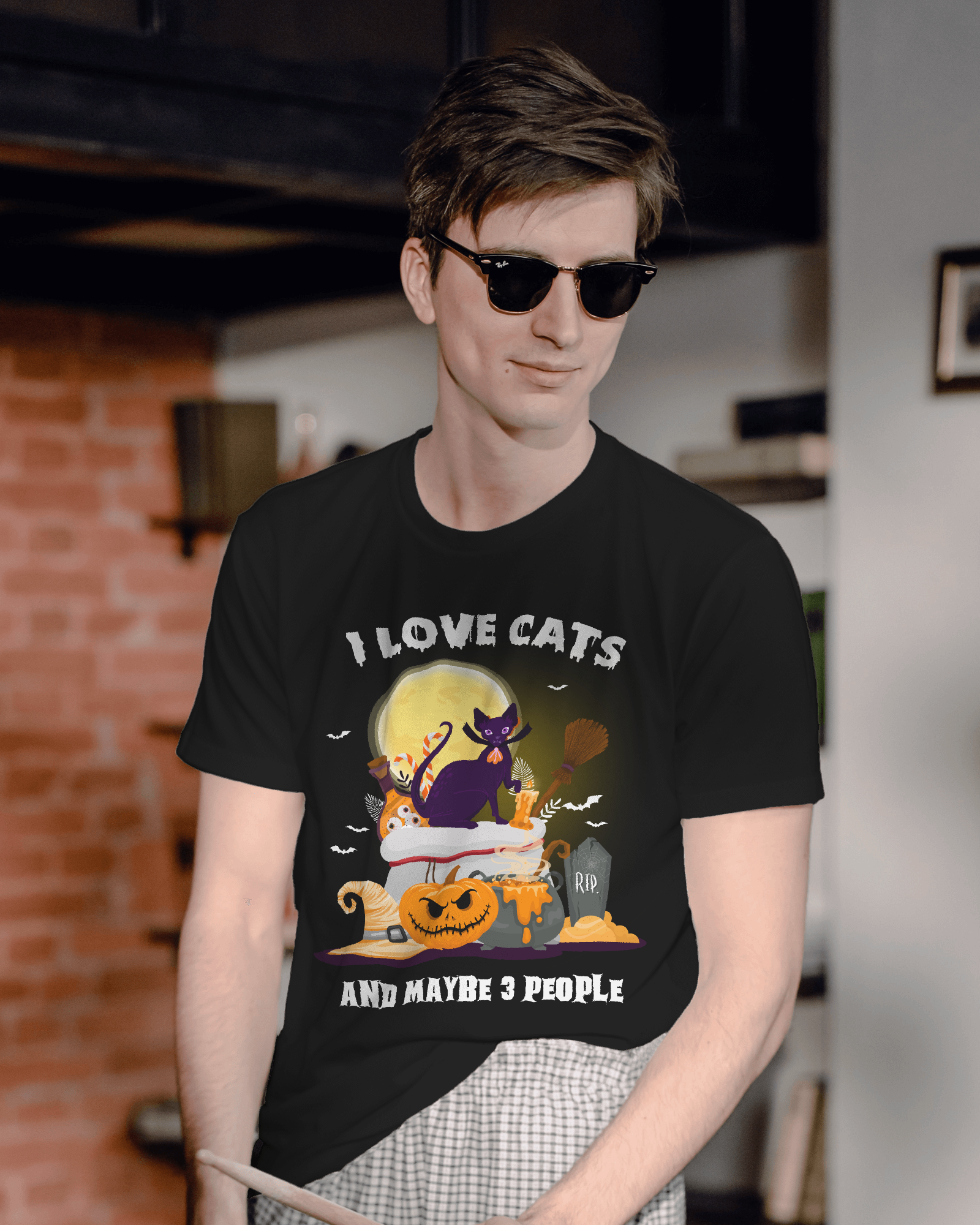 halloween cat shirt