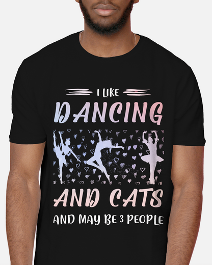 dance and cat love shirt