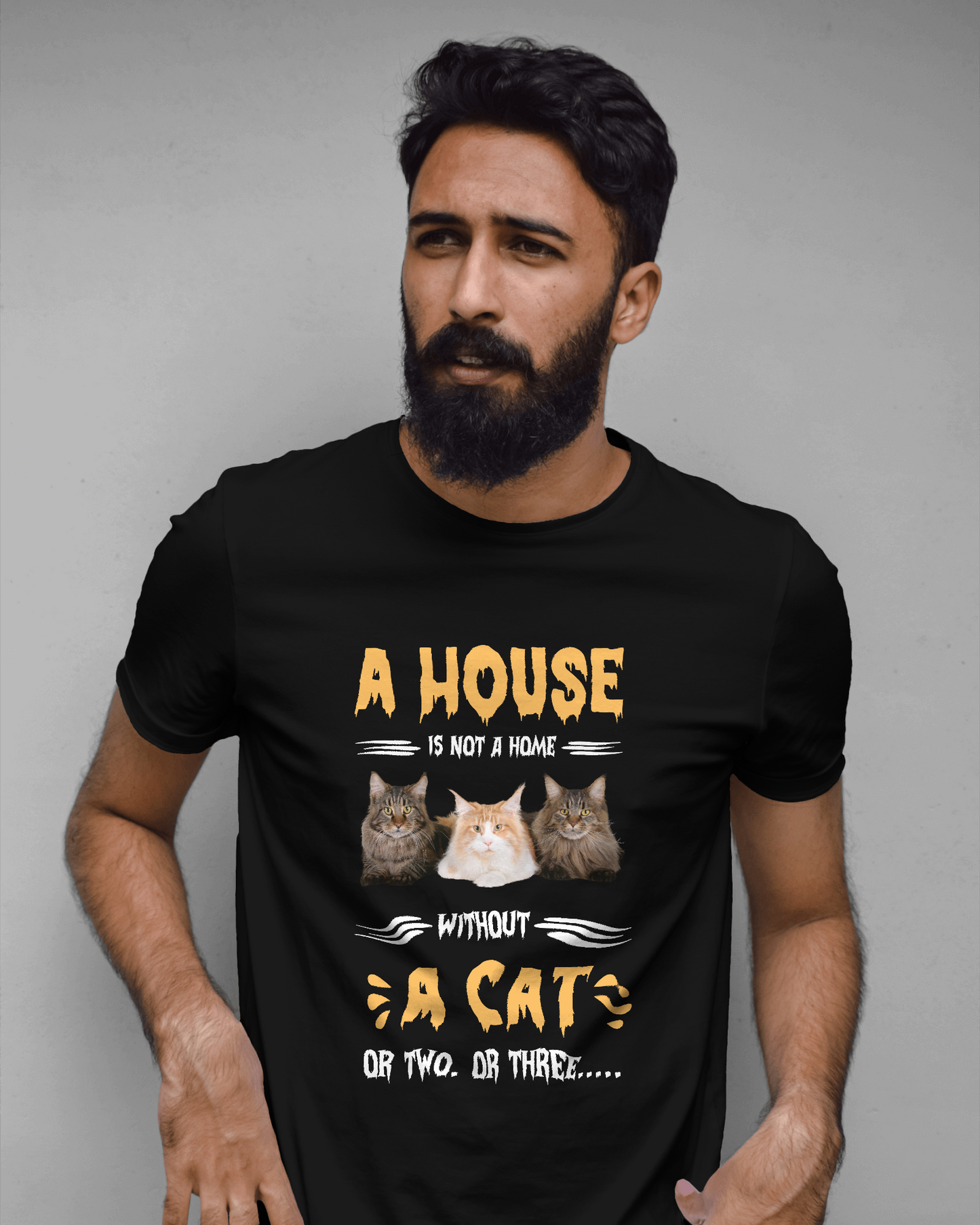 Cat shirt for men