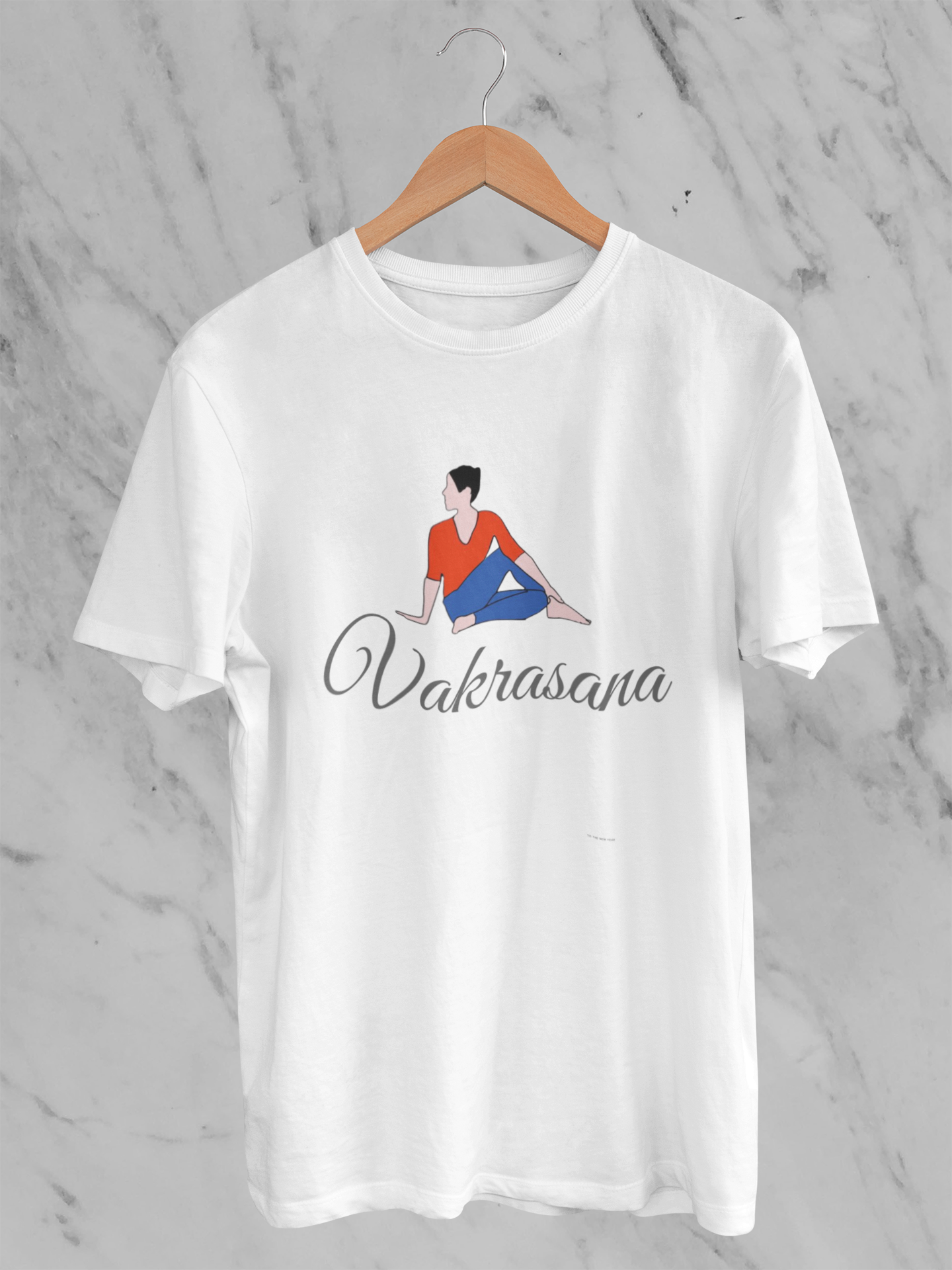Vakrasana yoga  shirt for men