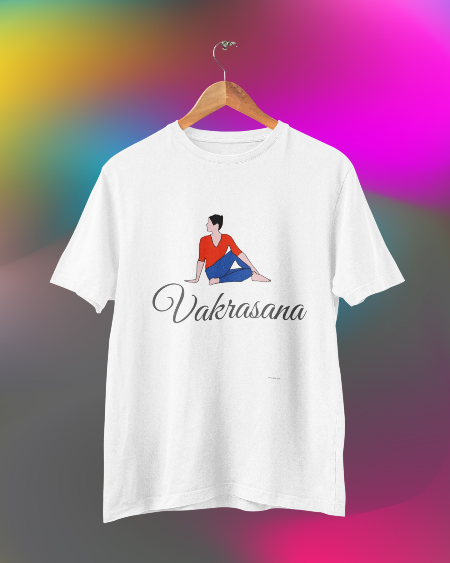 Vakrasana yoga  shirt for men