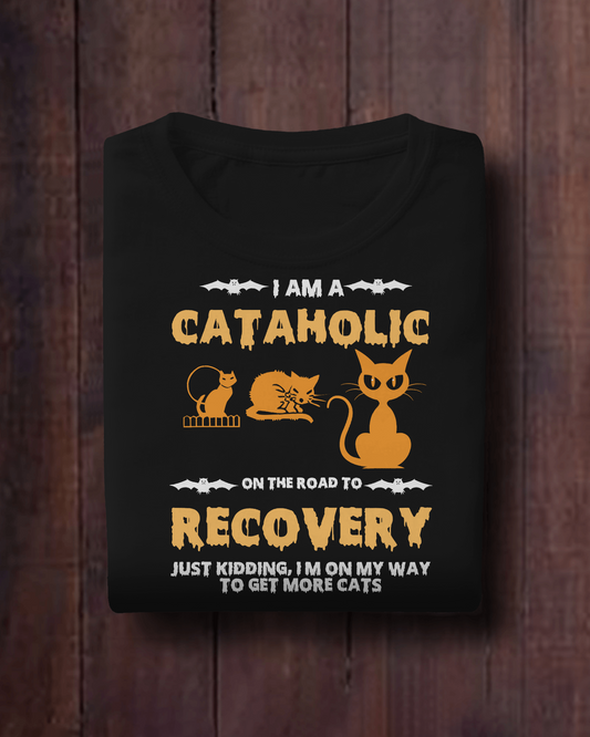 Cat-Cataholic Halloween shirt
