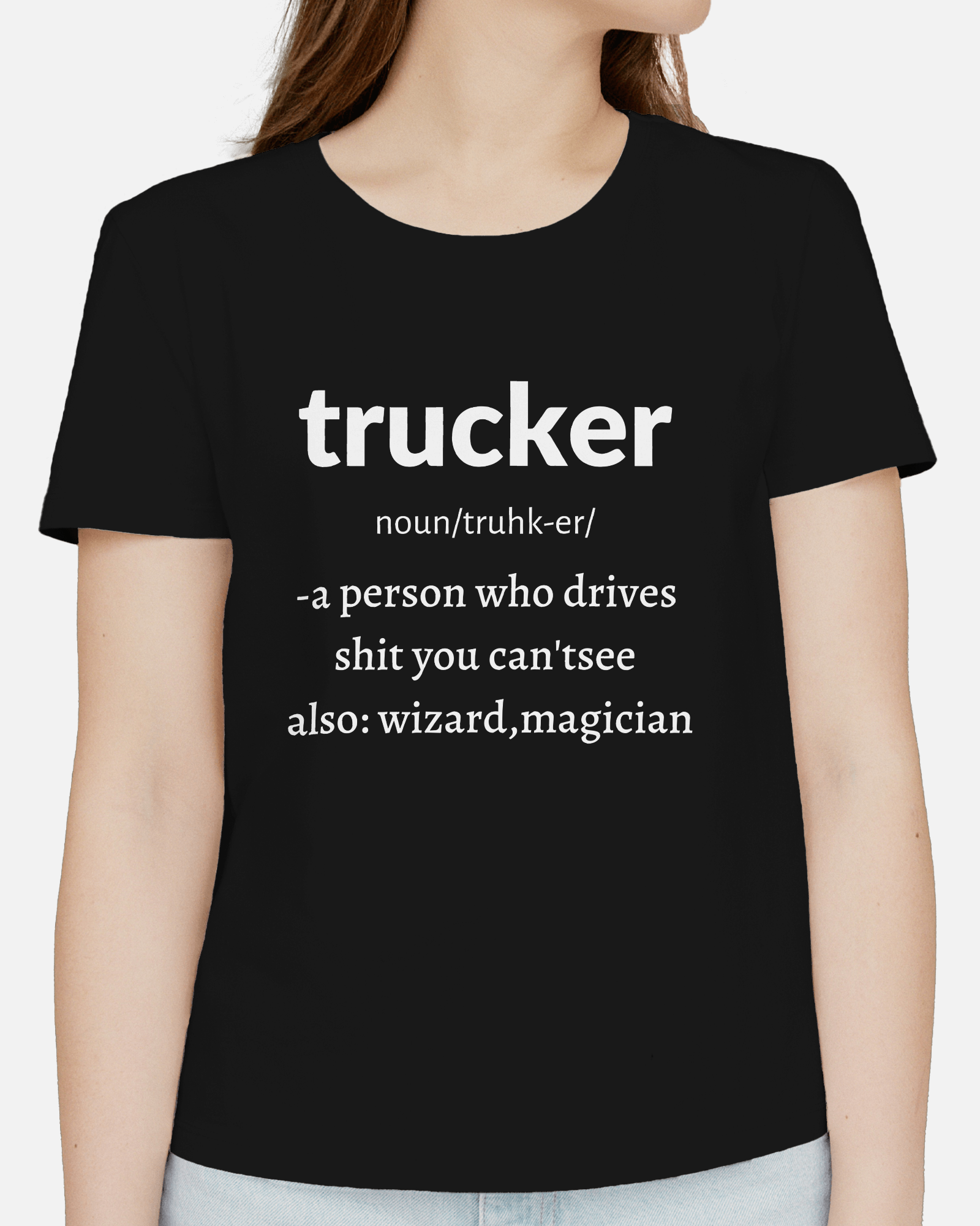 trucker shirt for women
